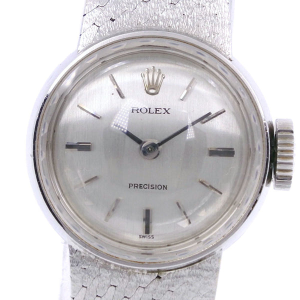 ROLEX] Rolex Precision Cal.1400 K18 White Gold Human Round Analog
