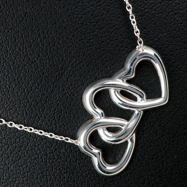 TIFFANY&Co.】ティファニー トリプルハート ネックレス シルバー925 