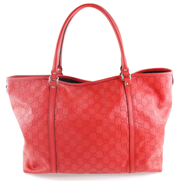 GUCCI】グッチ 265696 トートバッグ シマレザー 赤 レディース トート