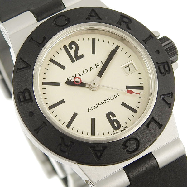 BVLGARI] Bulgari Aluminum AL29A Watch Aluminum x Rubber Quartz
