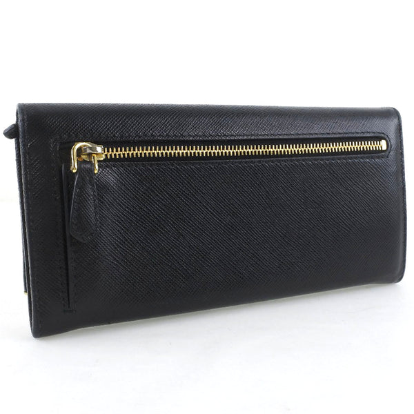 PRADA】プラダ 1M1132 長財布 サフィアーノ NERO 黒 レディース 長財布