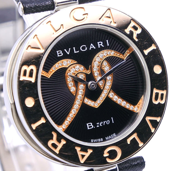 BVLGARI】ブルガリ Bzero1 腕時計 ダイヤ BZP35S ステンレススチール