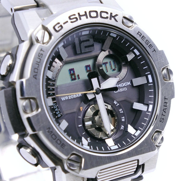 CASIO】カシオ ソーラー G-SHOCK G-STEEL GST-B300 ステンレススチール