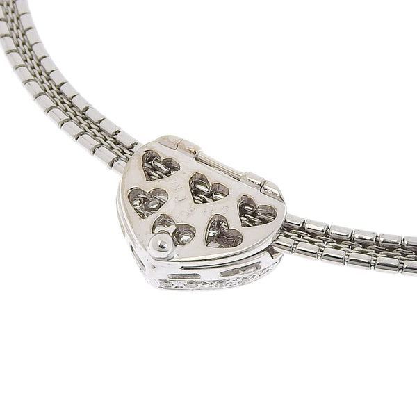 Ponte Vecchio】ポンテヴェキオ ハート ネックレス K18ホワイト