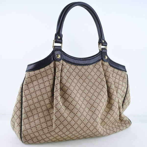 GUCCI】グッチ スーキー ディアマンテ 211944 キャンバス ベージュ