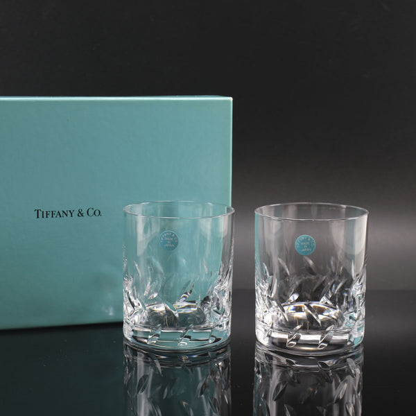 【TIFFANY&Co.】ティファニー タンブラー/ロックグラス×2 8.5
