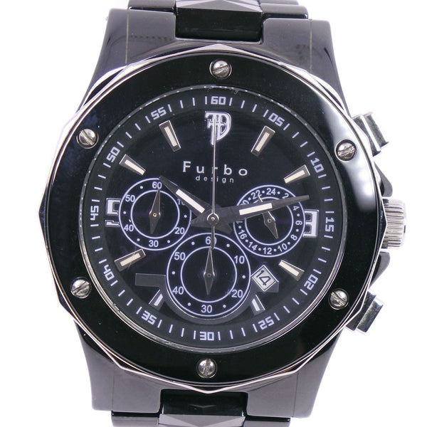 【Furbo】フルボ イルソーレ FS302 腕時計 セラミック ソーラー時計 クロノグラフ メンズ 黒文字盤 腕時計 – KYOTO  NISHIKINO