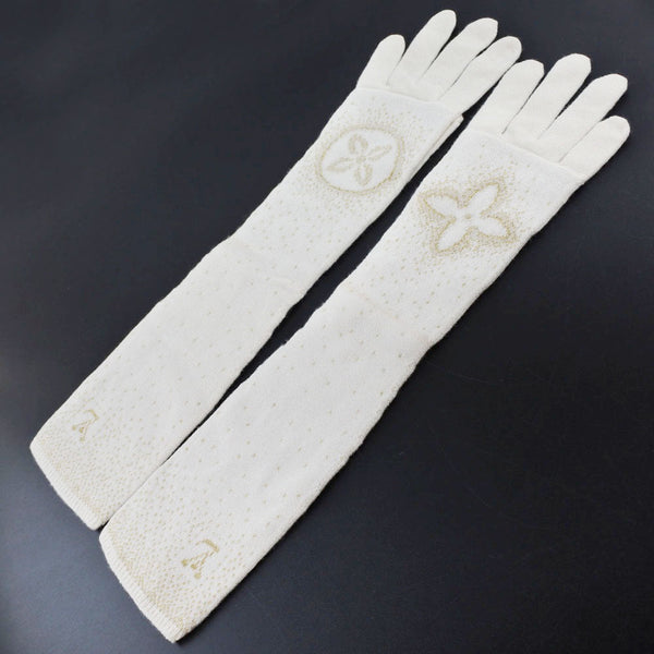 Louis Vuitton] Louis Vuitton Guantes largos guantes de monograma Guantes de  damas blancas de cachemira Un rango – KYOTO NISHIKINO