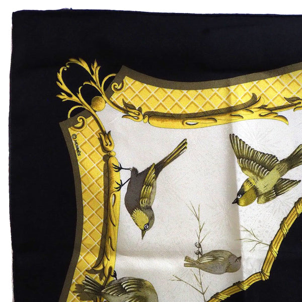 HERMES】エルメス カレ90 LA CLE des CHAMPS 自由の天地への鍵 シルク