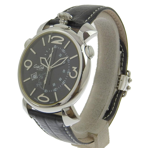 GAGA MILANO] Gaga Milano Synchrono wristwatch 5097 Stainless Steel