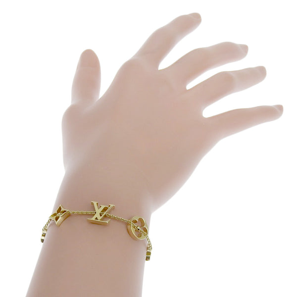 Louis Vuitton Breath Brass Monogram Ideal Bracelet Gold Q95286