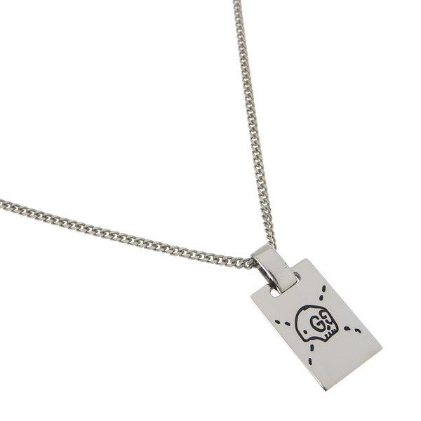Gucci Sterling Silver Ghost Necklace