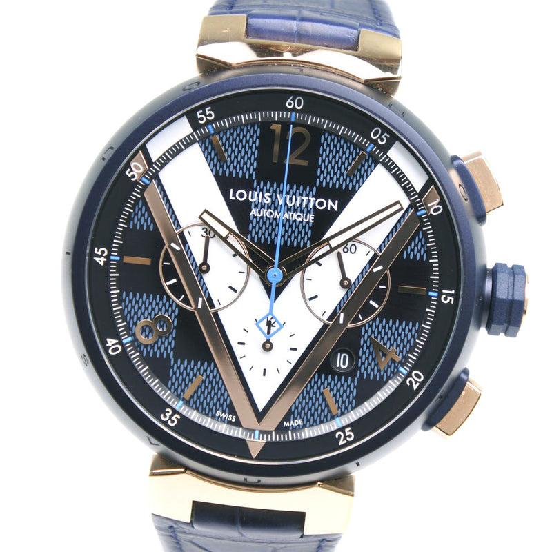 [LOUIS VUITTON] Montre Louis Vuitton Tambour 
 QA090Z à remontage automatique