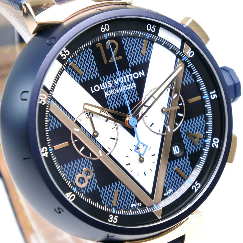 [LOUIS VUITTON] Montre Louis Vuitton Tambour 
 QA090Z à remontage automatique