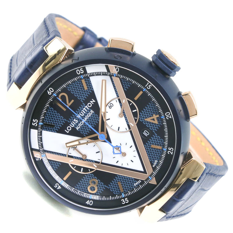 [LOUIS VUITTON] Montre Louis Vuitton Tambour 
 QA090Z à remontage automatique