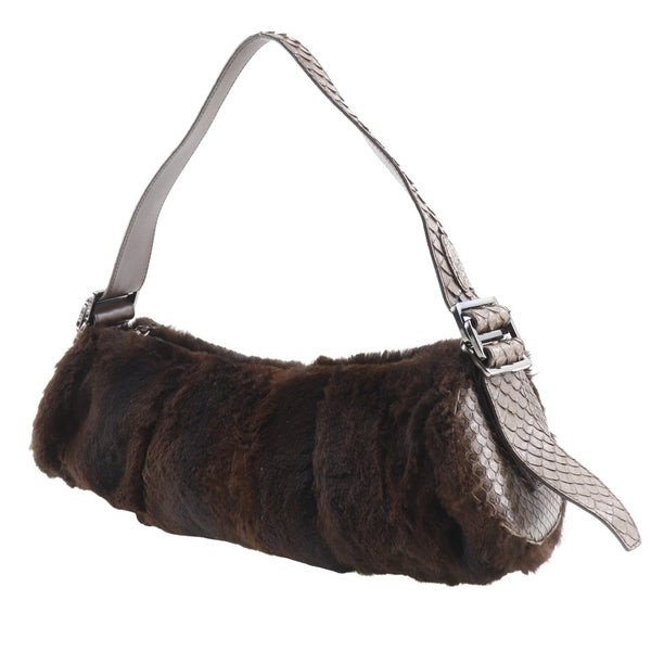 [Tod's] tods 
 Sac à bandoulière 
 Lapin fur x python thé dames un rang