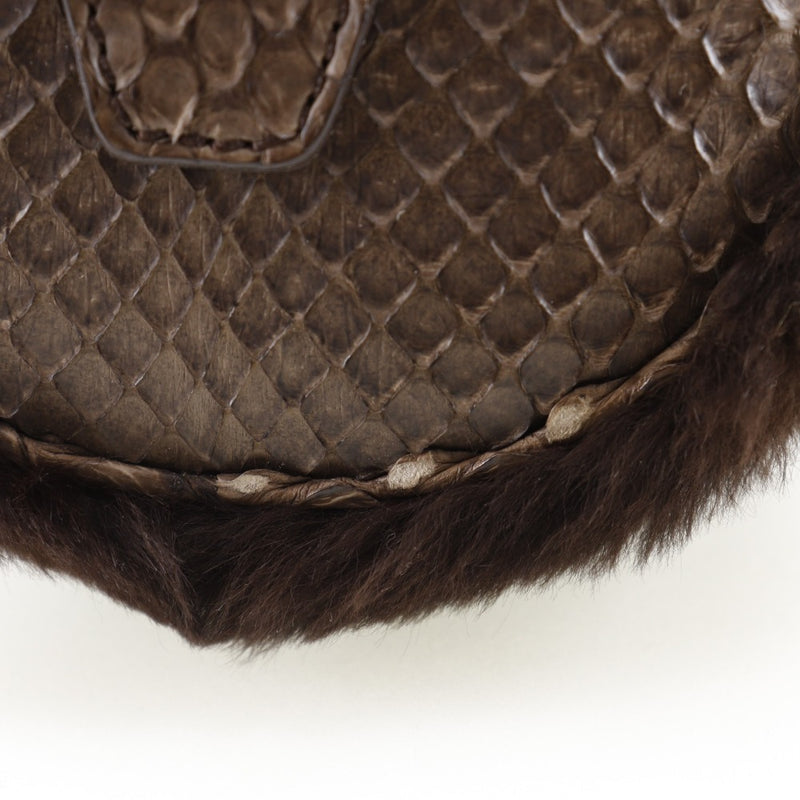 [Tod's] tods 
 Sac à bandoulière 
 Lapin fur x python thé dames un rang