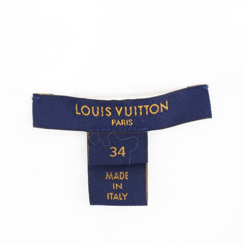 【LOUIS VUITTON】ルイ・ヴィトン
 トップス 半袖シャツ
 モノグラム コットン 白 tops レディース