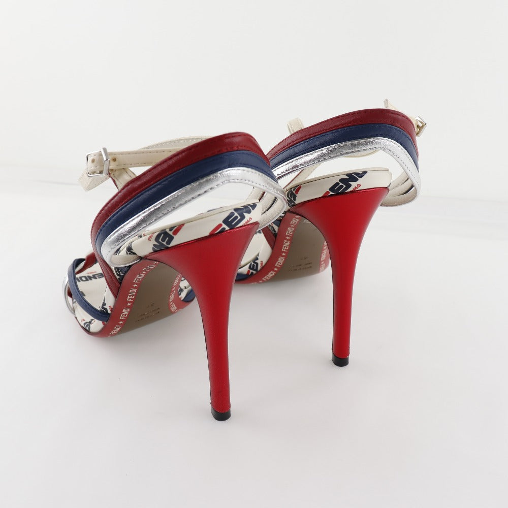 FENDI】フェンディ パンプス サンダル FILA レザー 白 pumps