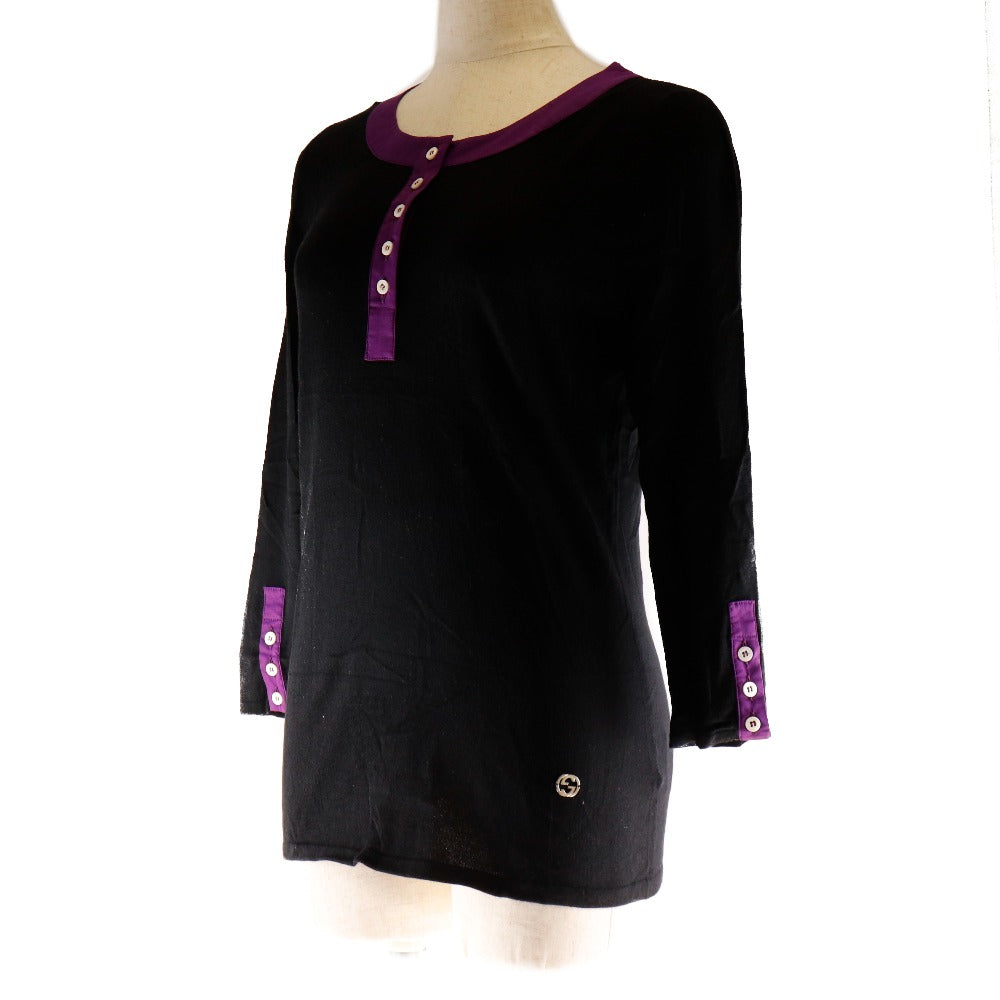 10559【美品・Lサイズ】グッチ☆刺繍インターロッキングGニットセーター Gucci インターロッキングG セーター | グレー | FARFETCH JP