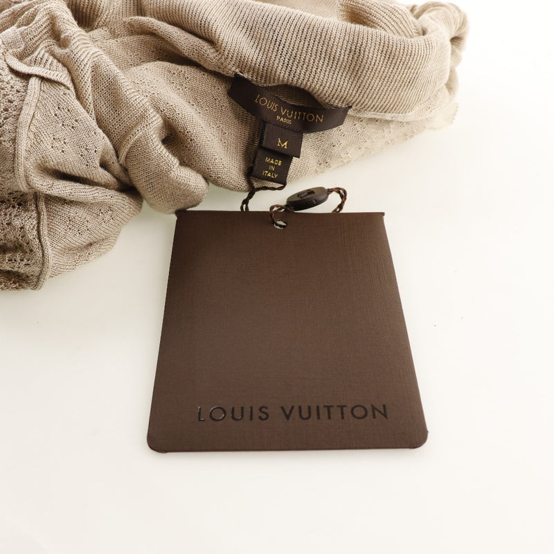 【LOUIS VUITTON】ルイ・ヴィトン
 セーター
 シルク ベージュ レディースSランク
