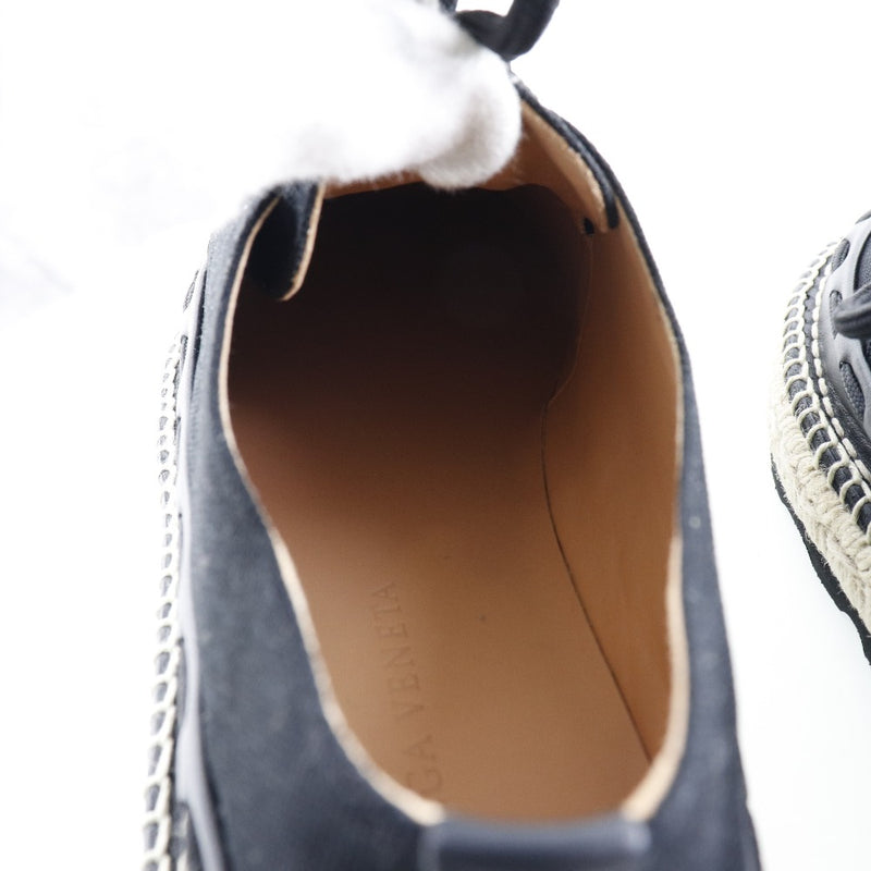 [Bottegaveneta] Bottega Veneta 
 Zapatillas de deporte de zapatos 
 Canvas Black Deck Shoes Unisex s Rank