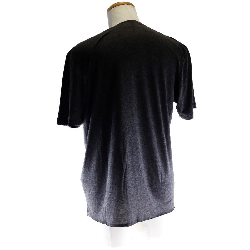 [Saint Laurent PARIS] Sun Laurent 
 Short -sleeved T -shirt 
 605250 rayon x polyester gray men's S rank
