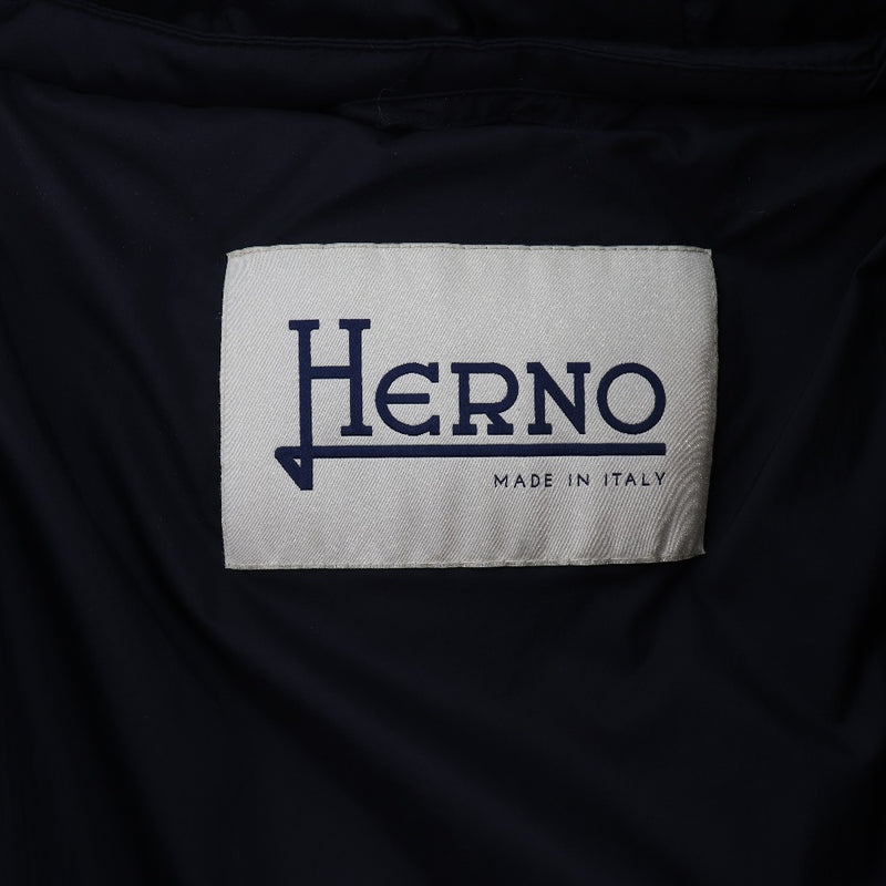 【Herno】ヘルノ
 ダウンジャケット
 PI0848D-39601-9300 ウール×ナイロン 黒 レディースSランク