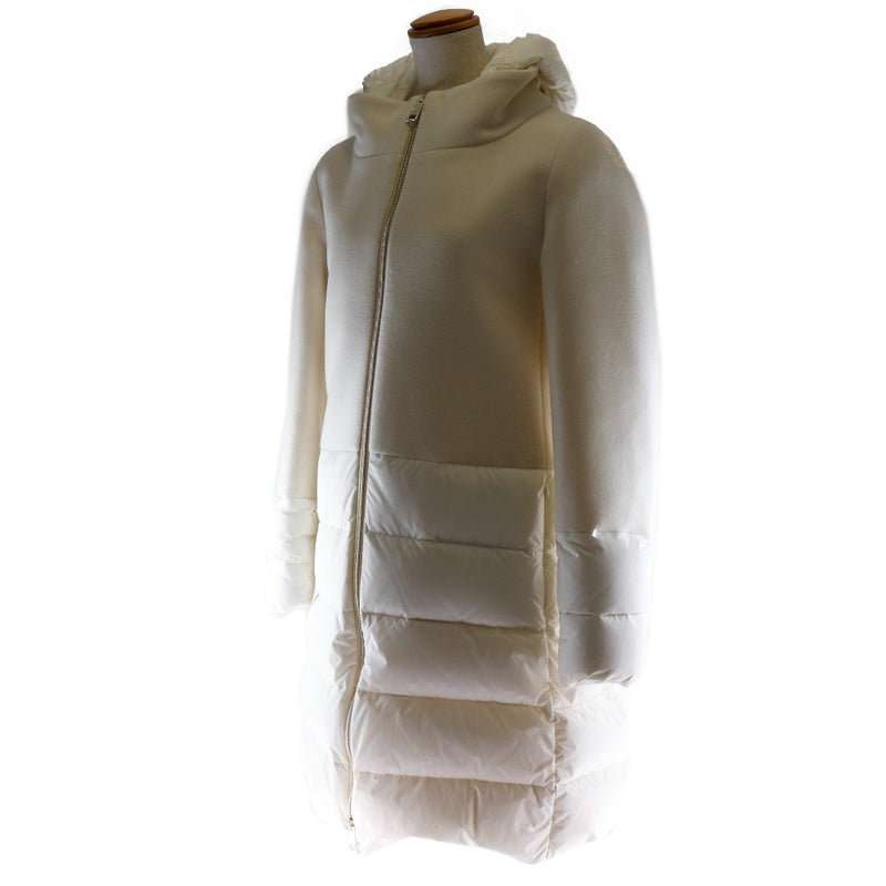 [Herno] Herno 
 Down jacket 
 PI0848D-39601-1100 Wool x Nylon White Ladies S Rank