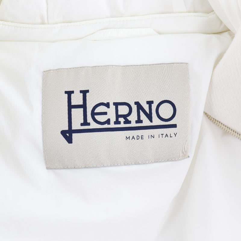 【Herno】ヘルノ
 ダウンジャケット
 PI0848D-39601-1100 ウール×ナイロン 白 レディースSランク