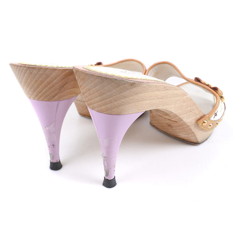 [Louis Vuitton]路易威登 
 凉鞋m子 
 脚跟色带会标多色多色凉鞋女士