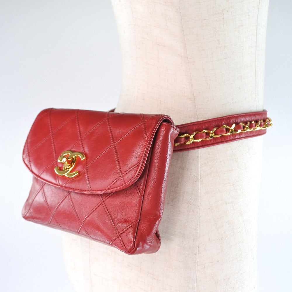 CHANELウエストポーチ　古い物 CHANEL】シャネル ウエストポーチ ウエストバッグ – NISHIKINO VINTAGE