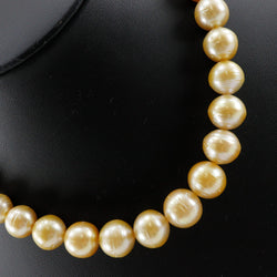 GoldenPearl Necklace 10.0-14.0mm Silver× Pearl about 84.9g GOLDEN PEARL Ladies A Rank