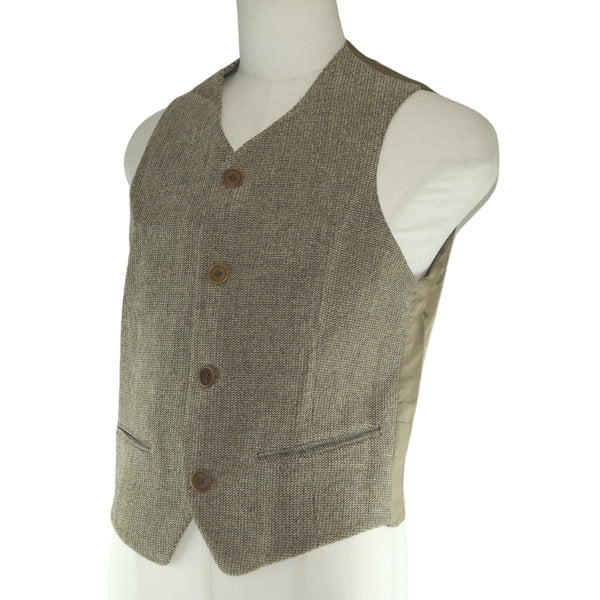 [ARMANI] Giorgio Armani 
 Vest 
 44526 Wool x Nylon Beige Men's S Rank