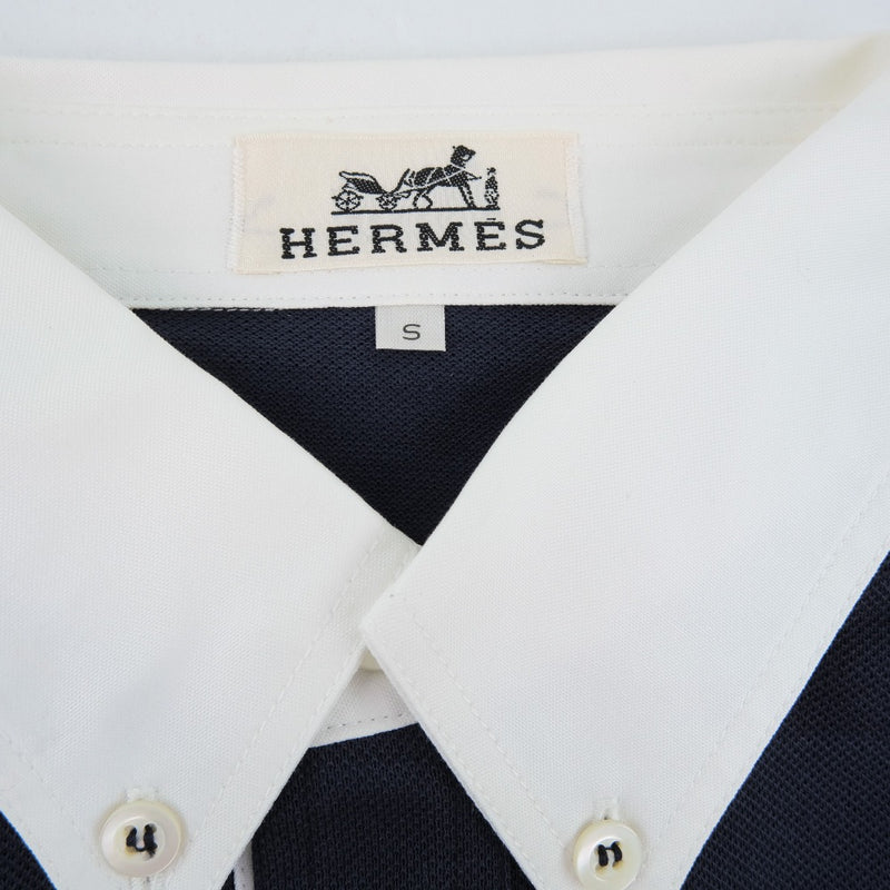 [헤르메스] 헤르메스 
 폴로 셔츠 짧은 셔츠 셔츠 
 면화 폴로 셔츠 남자의 순위