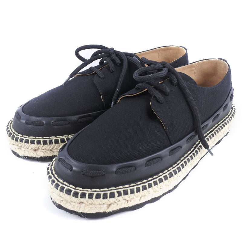 [Bottegaveneta] Bottega Veneta 
 Zapatillas de deporte de zapatos 
 Canvas Black Deck Shoes Unisex s Rank