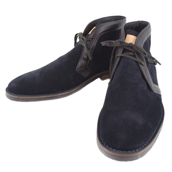 [Louis Vuitton] Louis Vuitton 
 8 zapatos de vestir de tamaño 
 Sueco azul BM0134 Grabado 8 tamaños Men's A+Rank
