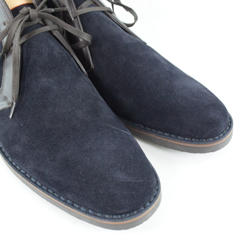 [Louis Vuitton] Louis Vuitton 
 8 zapatos de vestir de tamaño 
 Sueco azul BM0134 Grabado 8 tamaños Men's A+Rank