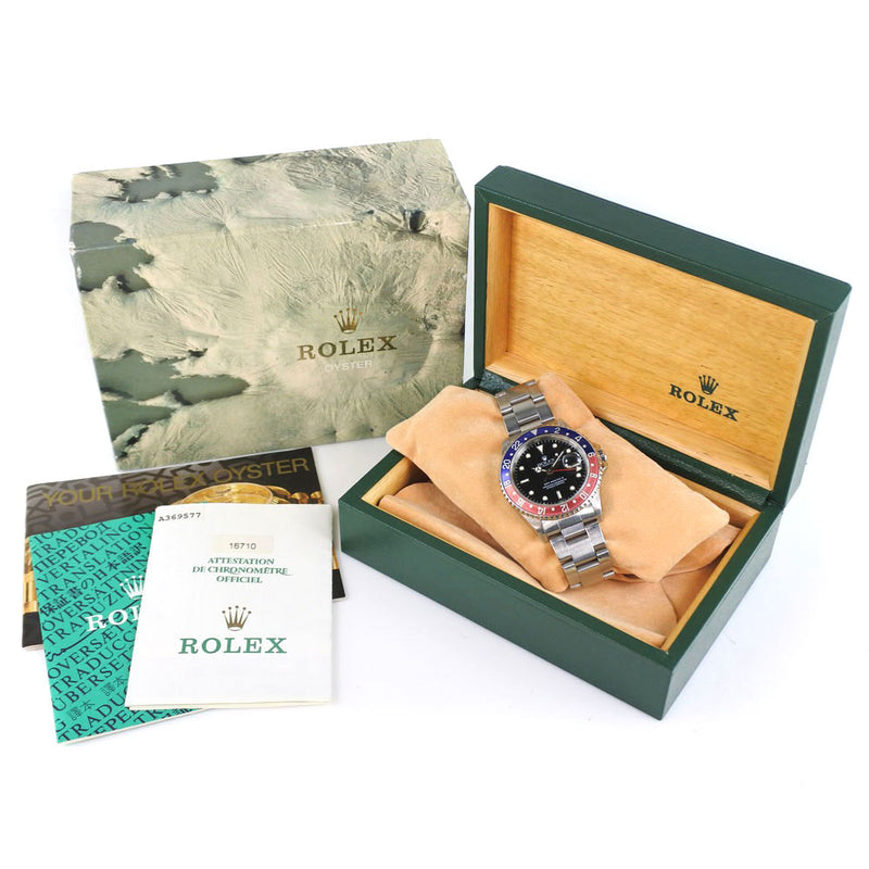 【ROLEX】ロレックス GMTマスター2 腕時計
 16710 自動巻き