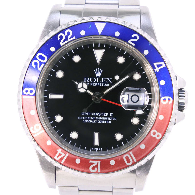 【ROLEX】ロレックス GMTマスター2 腕時計
 16710 自動巻き