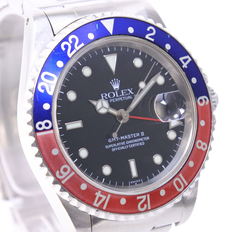 【ROLEX】ロレックス GMTマスター2 腕時計
 16710 自動巻き