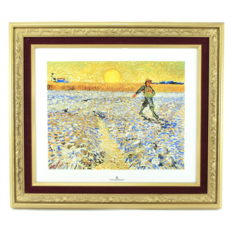 [Royal Copenhague] Royal Copenhague 
 Pintura de estacionamiento 
 "The Sower" Van Gogh Pottery _A Rank