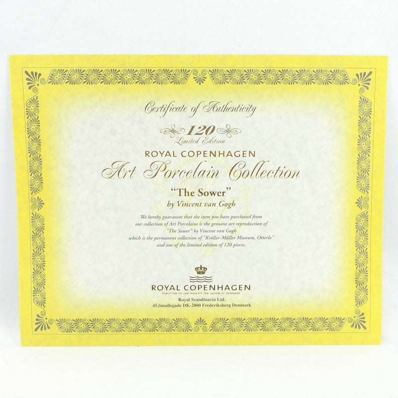 [로얄코펜하겐]Luco펜하겐 세라믹 패널 페인팅 
 '씨 뿌리는 사람' 반 고흐