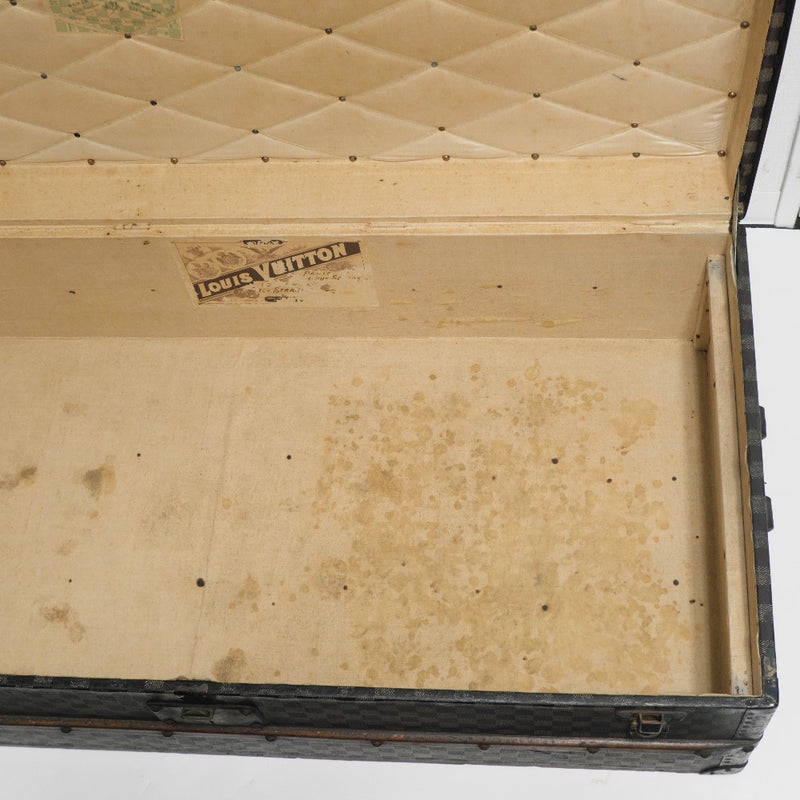 EXTREMELY RARE 20thC ALUMINIUM BOUND MAIL LOUIS VUITTON TRUNK, FRANCE, c.  1888 — Pushkin Antiques