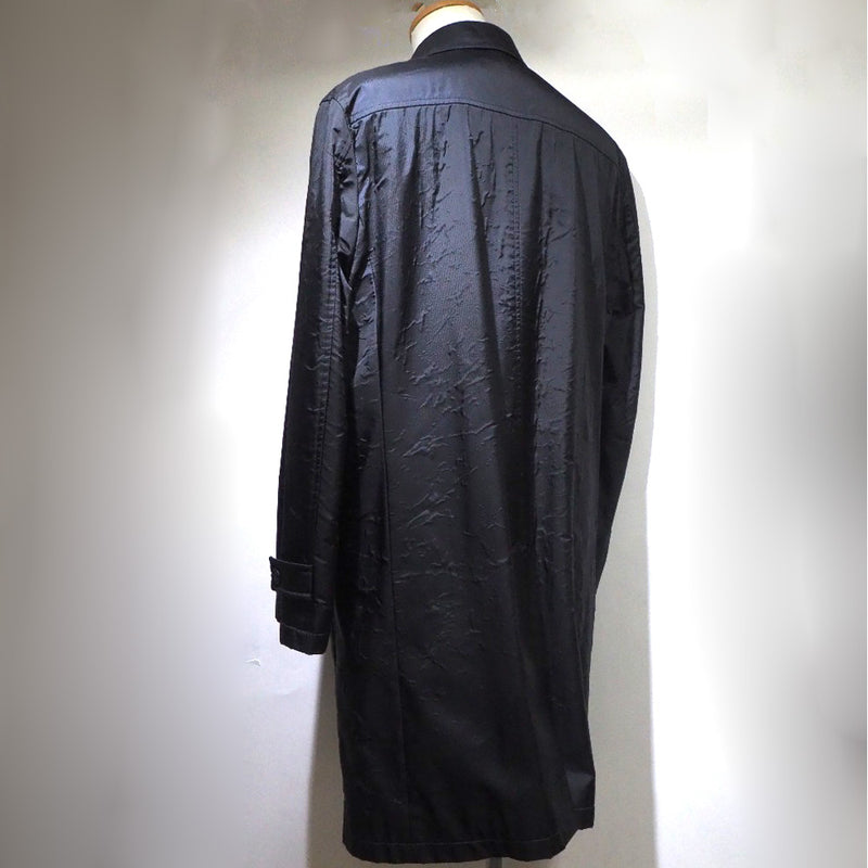 [Burberry Black Label] Burberry Black Label 
 Stainless steel coat 
 Nylon black men's
