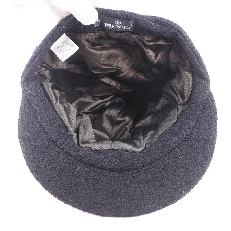 [Chanel] Chanel 
 Casquette 
 Laine noires dames a + rang