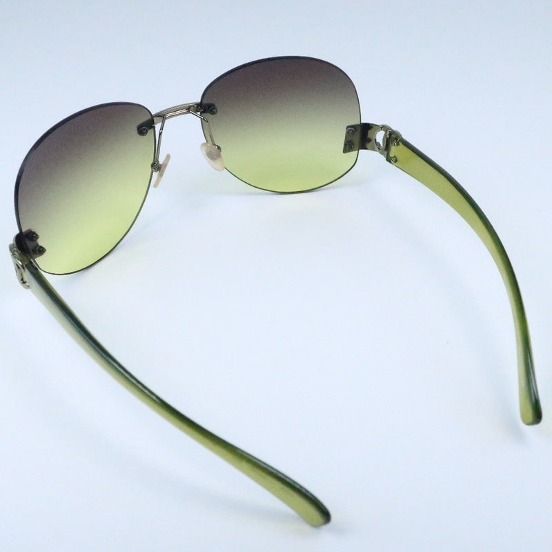 [CHANEL] Chanel COCO Mark Sunglasses 4038 PlatStick green 59 □ 17 125 engraved COCO Mark Ladies