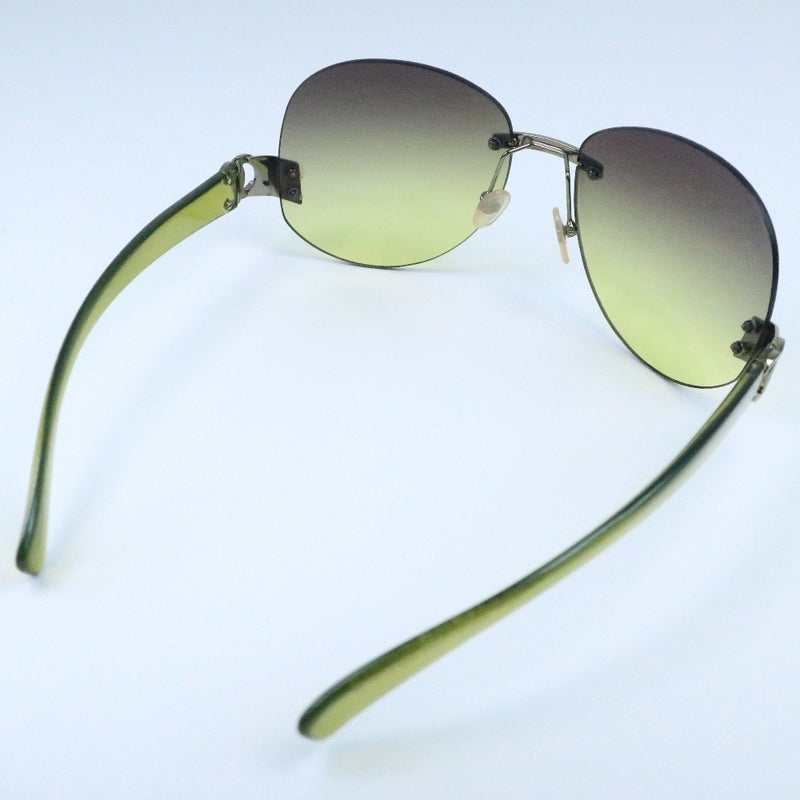 [Chanel] Chanel Coco Mark Sunglasses 4038 Plastic Green 59 □ 17 125 Gravure Coco Mark Ladies