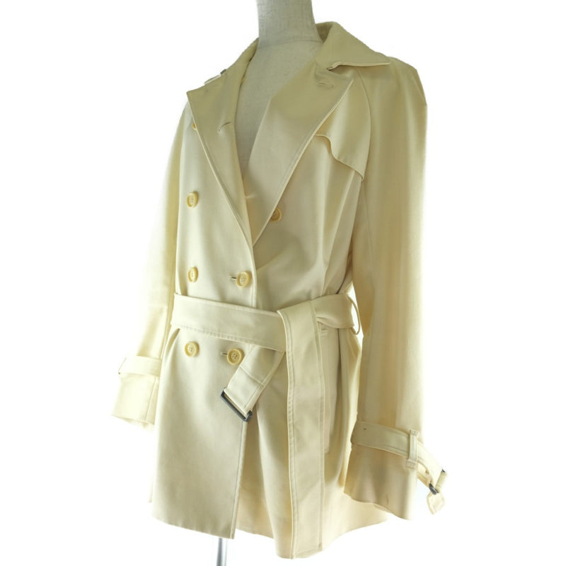 [BURBERRY] Burberry Trench Coat FRA34-123 Cotton x Nylon Beige Ladies B-Rank