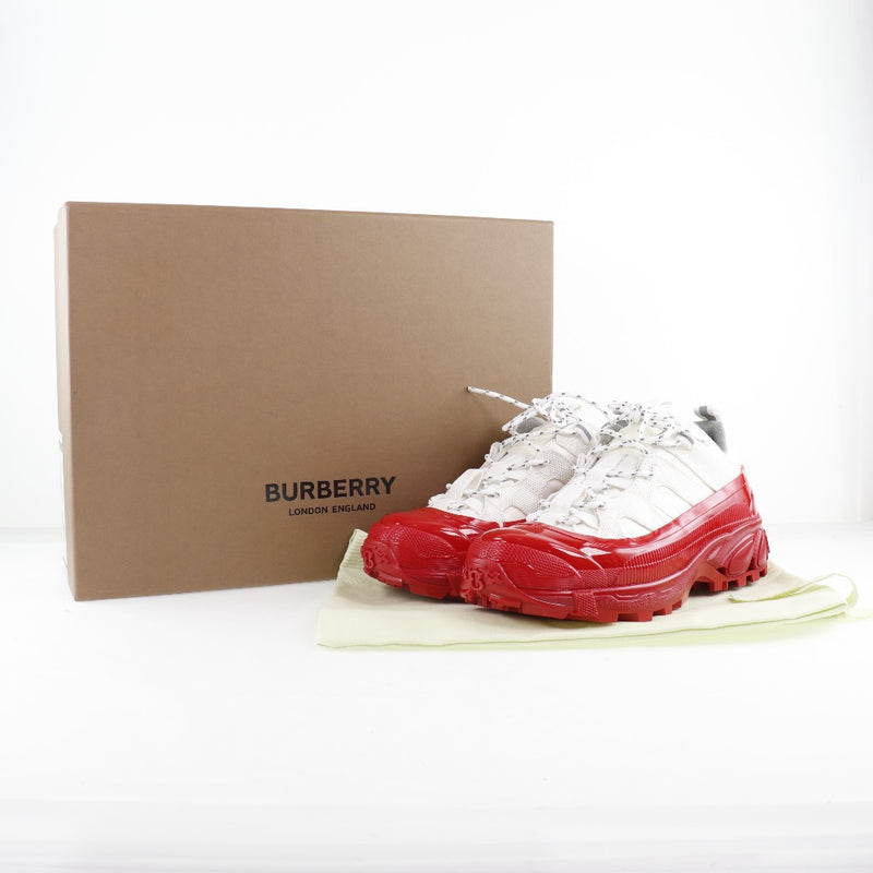 [Burberry] Burberry 
 Low Top Sneakers sneakers 
 8021036 Canvas White Low Top Sneakers Ladies S Rank
